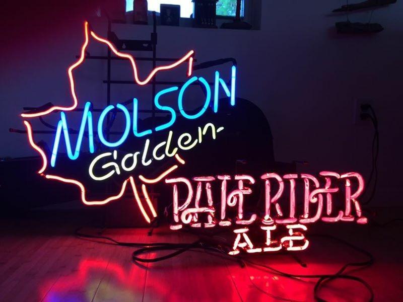Molson Golden Pahrider Ale Neon Sign Bar Sign Neon Light