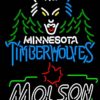 Molson Minnesota Timber Neon Sign Teams Neon Light
