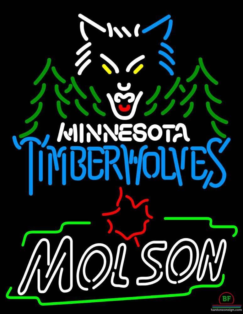 Molson Minnesota Timber Neon Sign Teams Neon Light