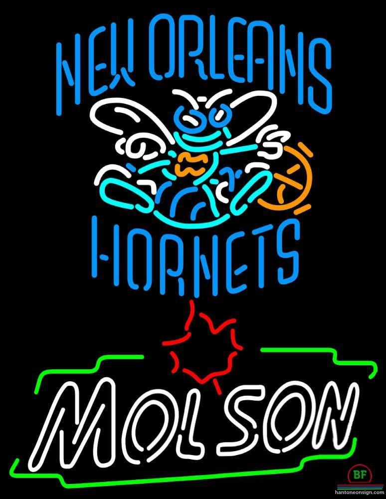 Molson Orleans Hornets Neon Sign Teams Neon Light