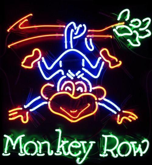 Monkey Row Neon Sign Bar Sign Neon Light Z1314
