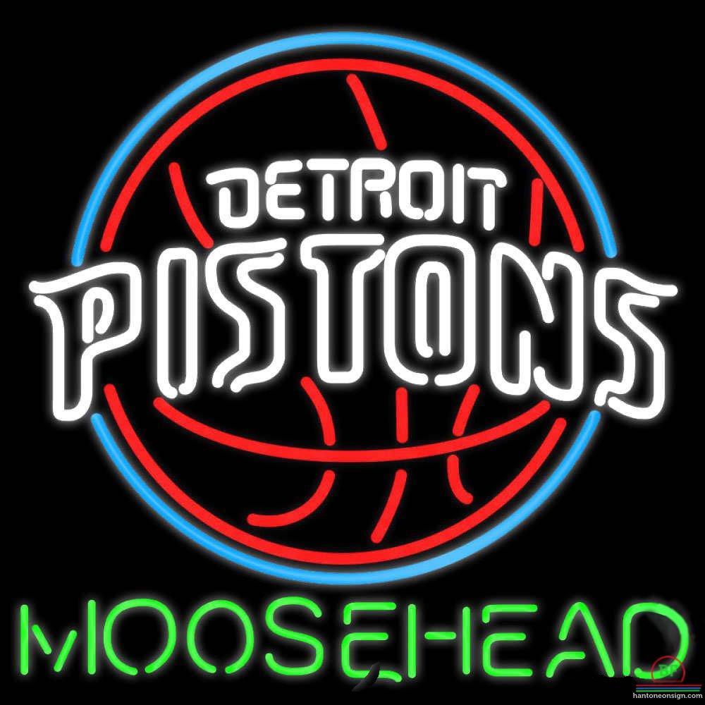 Moosehead Detroit Pistons Neon Sign Teams Neon Light