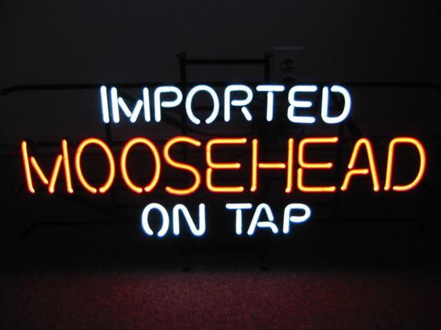 Moosehead Imported On Tap Neon Sign