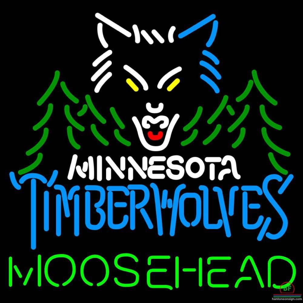 Moosehead Minnesota Timber Neon Sign Teams Neon Light