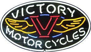 Motorcycles Victor Neon Sign Neon Light