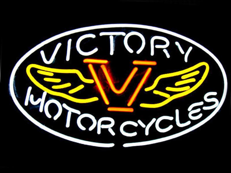 Motorcycles Victor Neon Sign