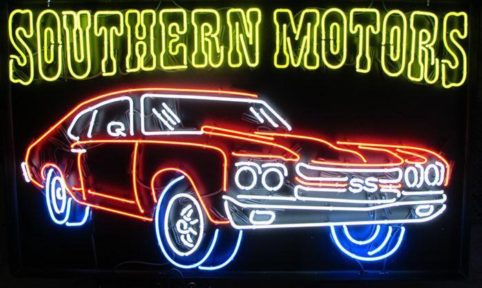 Muscle Car Southern Motors Neon Sign Neon Light