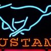 Mustang Ford Car Auto Neon Sign