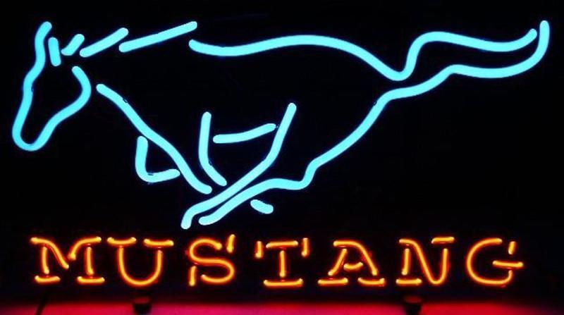 Mustang Ford Car Auto Neon Sign