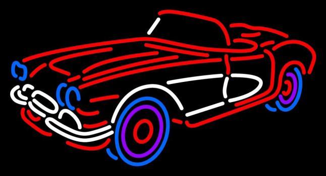 N105 5960 Classic Car Neon Sign Neon Light