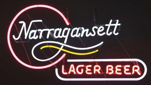 Narragansett Large Beer Neon Sign Bar Sign Neon Light