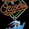 Natural Light Baltimore Orioles Neon Sign Teams Neon Light