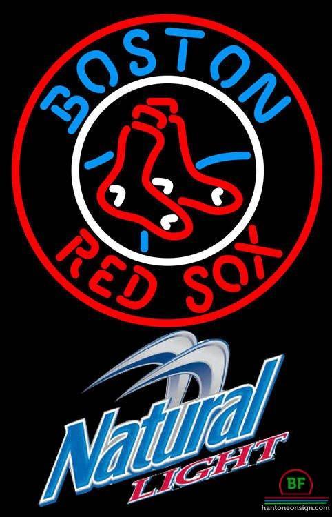 Natural Light Boston Red Sox Neon Sign Teams Neon Light
