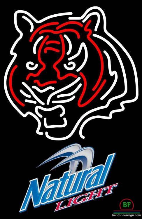 Natural Light Cincinnati Bengals Neon Sign Teams Neon Light
