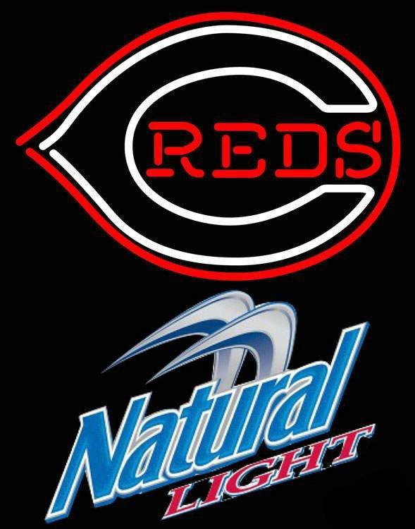 Natural Light Cincinnati Reds Neon Sign Teams Neon Light