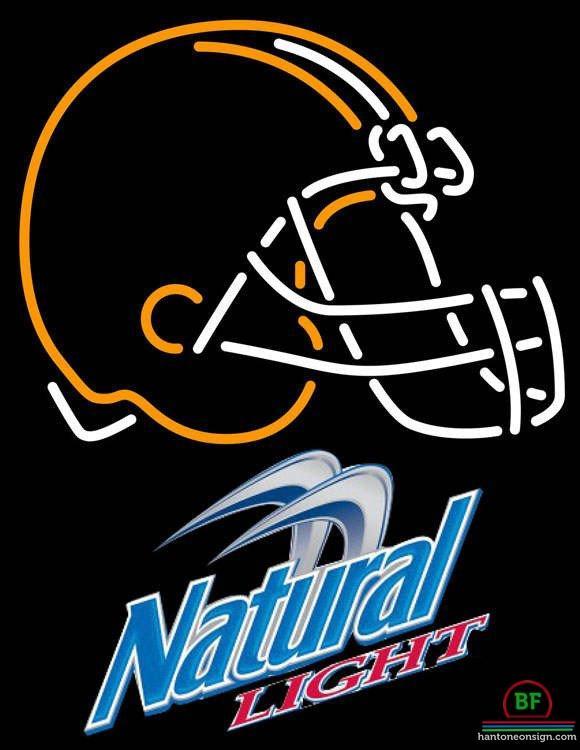 Natural Light Cleveland Browns Neon Sign Teams Neon Light