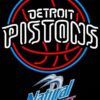 Natural Light Detroit Pistons Neon Sign Teams Neon Light