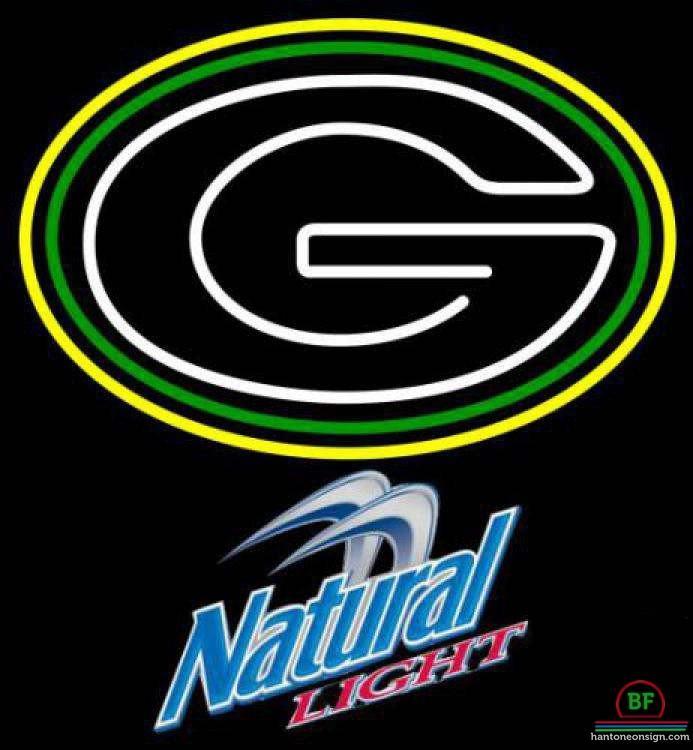 Natural Light Green Bay Packers Neon Sign Teams Neon Light