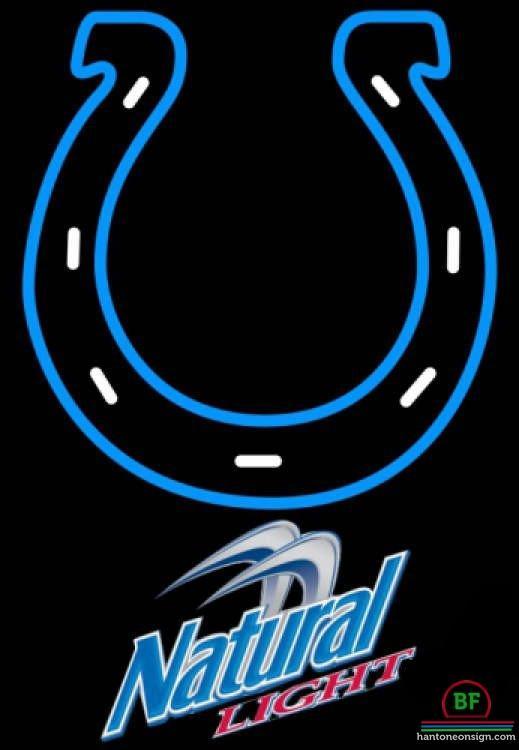 Natural Light Indianapolis Colts Neon Sign Teams Neon Light