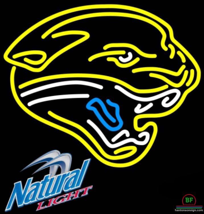 Natural Light Jacksonville Jaguars Neon Sign Teams Neon Light