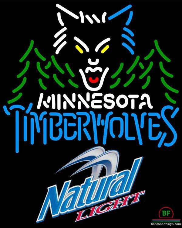 Natural Light Minnesota Timber Neon Sign Teams Neon Light