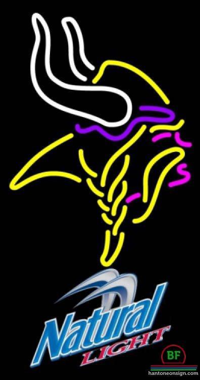 Natural Light Minnesota Vikings Neon Sign Teams Neon Light