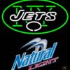 Natural Light New York Jets Neon Sign Teams Neon Light