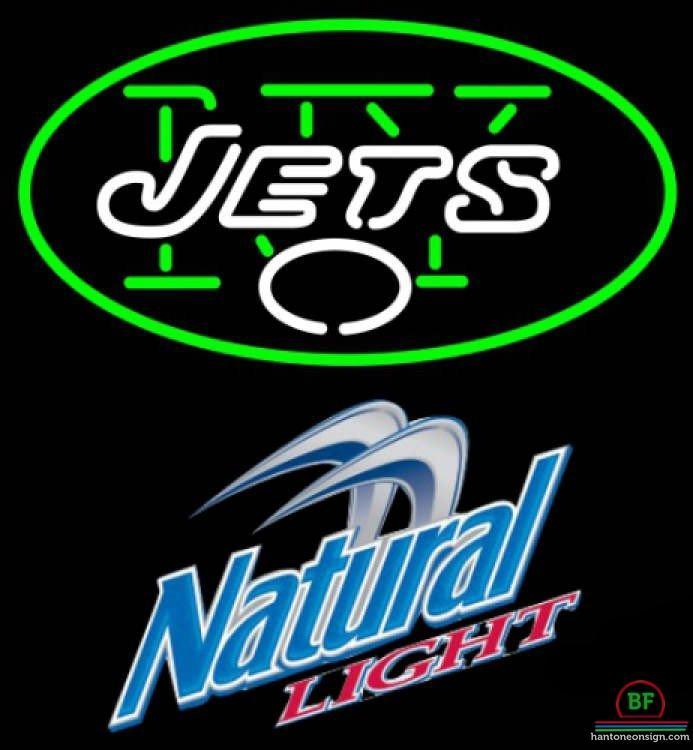 Natural Light New York Jets Neon Sign Teams Neon Light