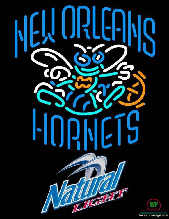 Natural Light Orleans Hornets Neon Sign Teams Neon Light