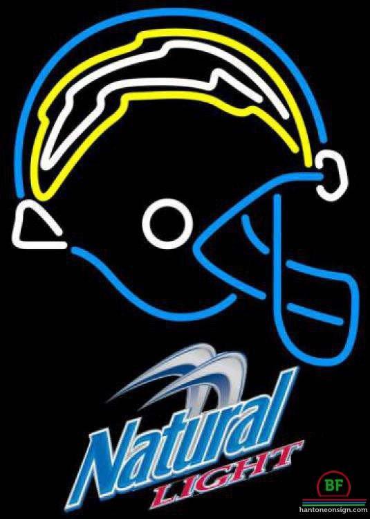 Natural Light San Diego Chargers Neon Sign Teams Neon Light
