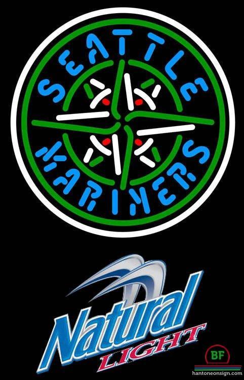 Natural Light Seattle Mariners Neon Sign Teams Neon Light