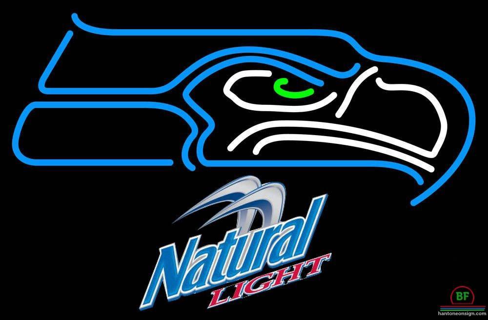 Natural Light Seattle Seahawks Neon Sign Teams Neon Light