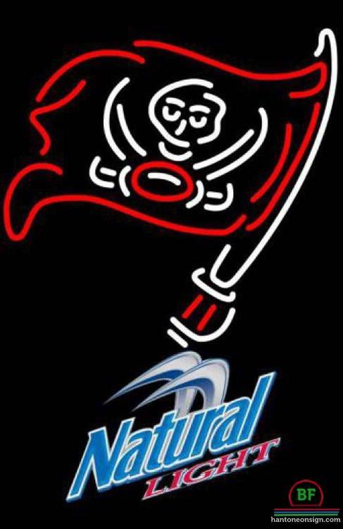 Natural Light Tampa Bay Buccaneers Neon Sign Teams Neon Light