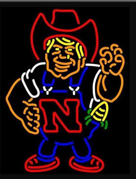Nebraska Herbie Husker Neon Sign Neon Light