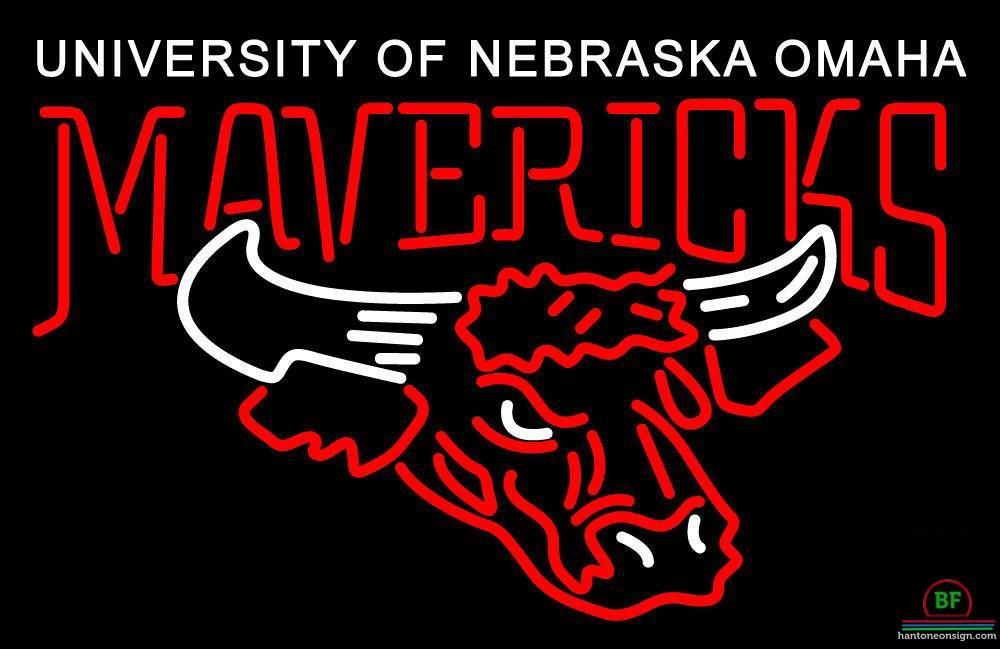 Nebraska Omaha Mavericks Neon Sign NCAA Teams Neon Light