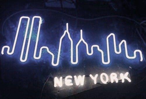 New York City skyline Neon Sign Neon Light