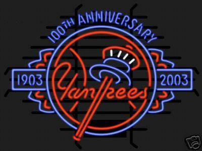 New York yankees Neon Sign Teams Light Bar Sign Neon Light