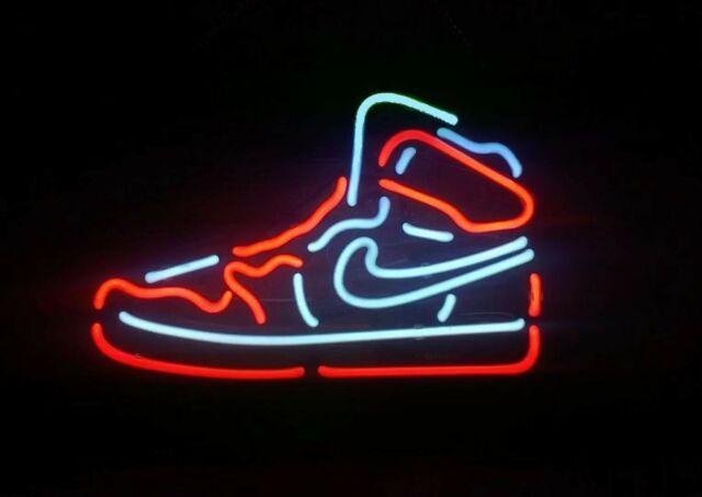 neon nike shoes