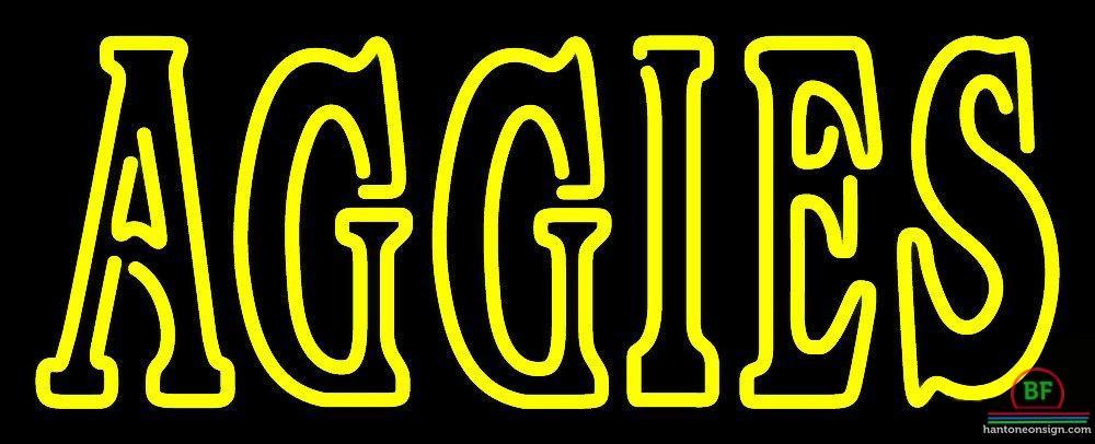 North Carolina A And T Aggies Neon Sign NCAA Teams Neon Light
