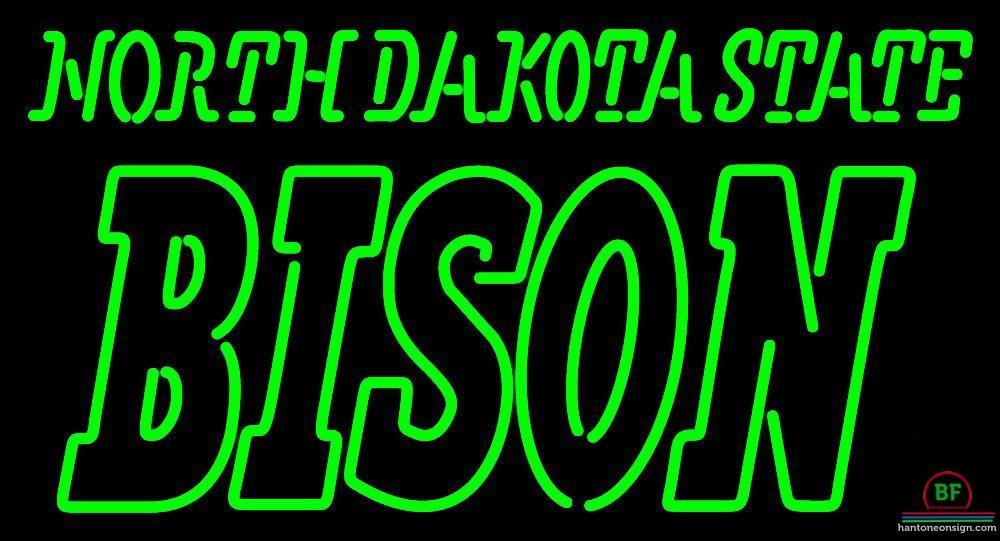 North Dakota State Bison Neon Sign NCAA Teams Neon Light