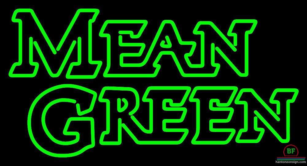North Texas Mean Green Neon Sign NCAA Teams Neon Light