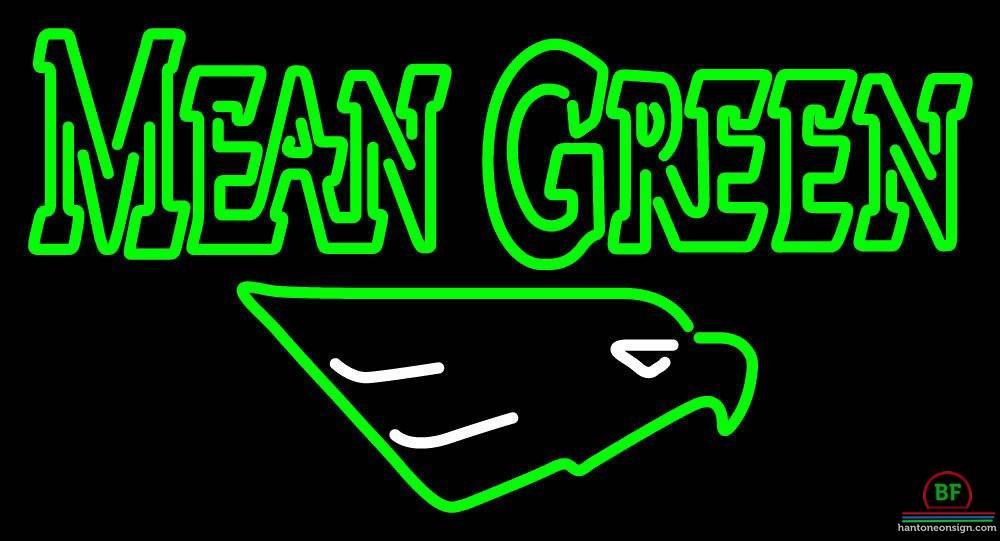North Texas Mean Green Neon Sign NCAA Teams Neon Light