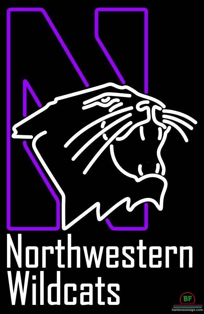 Northwestern Wildcats Neon Sign NCAA Teams Neon Light