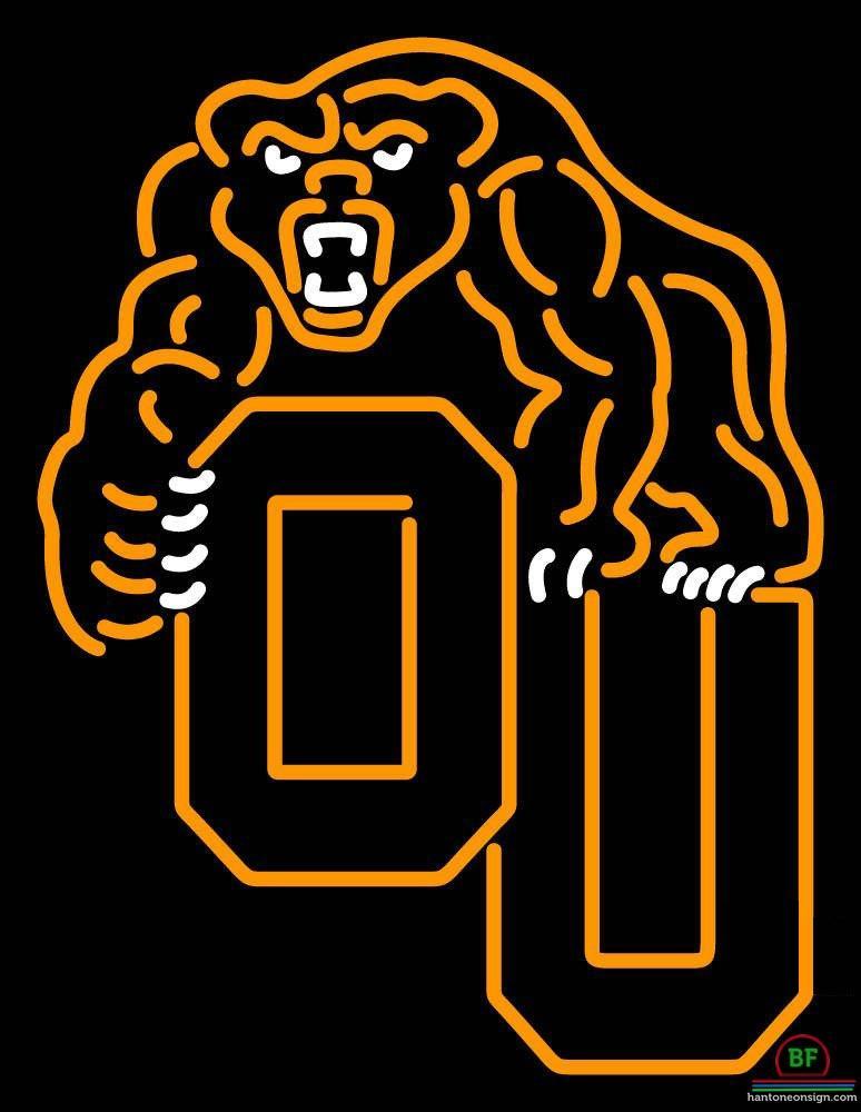 Oakland Golden Grizzlies Neon Sign NCAA Teams Neon Light