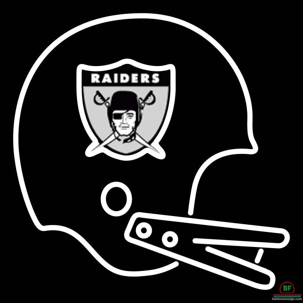 Oakland Raiders Helmet Neon Sign Teams Neon Light