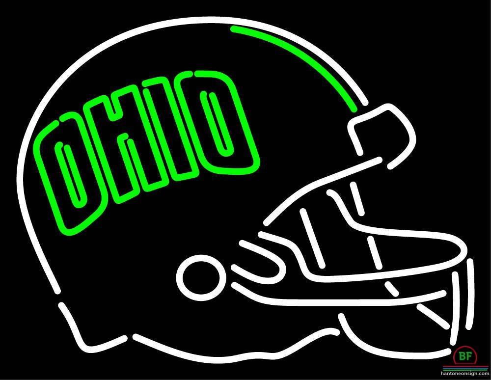 Ohio Bobcat NCAA Helmet Sports Neon Sign Neon Light