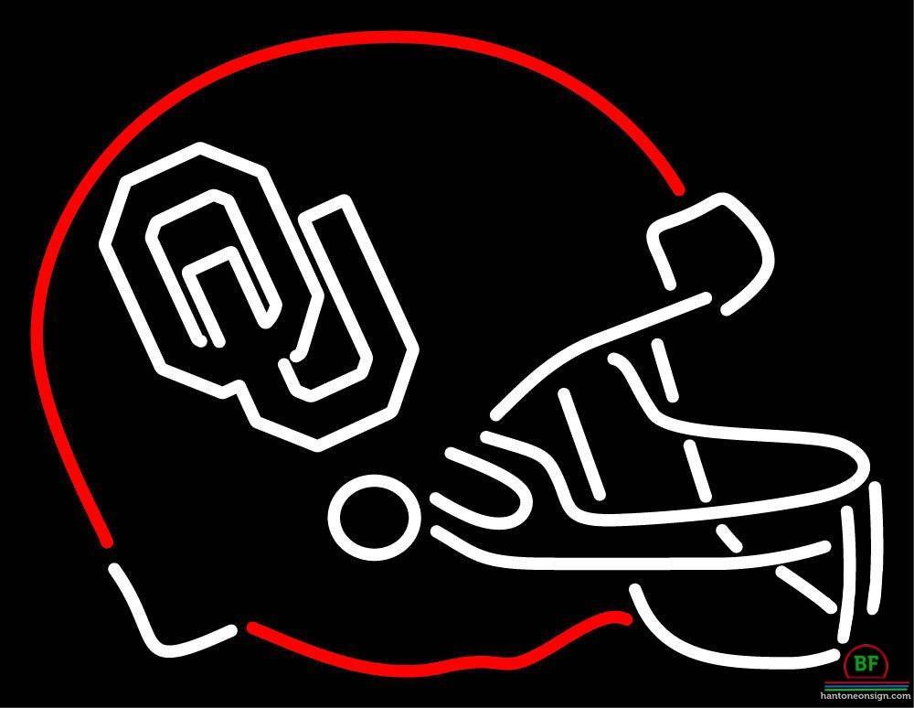 Oklahoma Sooners NCAA Helmet Sports Neon Sign Neon Light