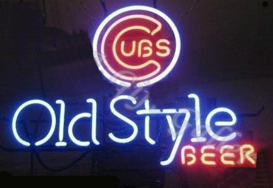Old Style Beer Chicago Cubs Neon Sign Teams Neon Light