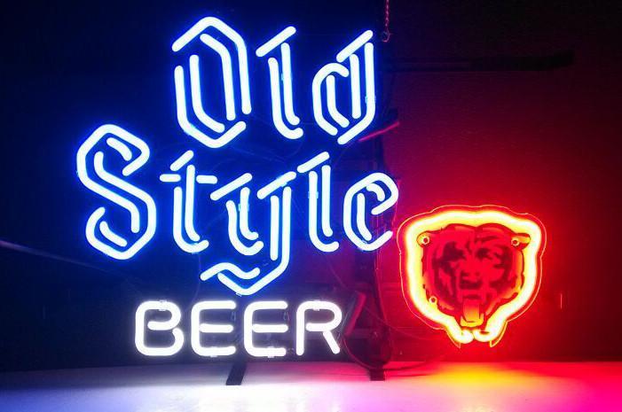 Old Style Beer Neon Sign