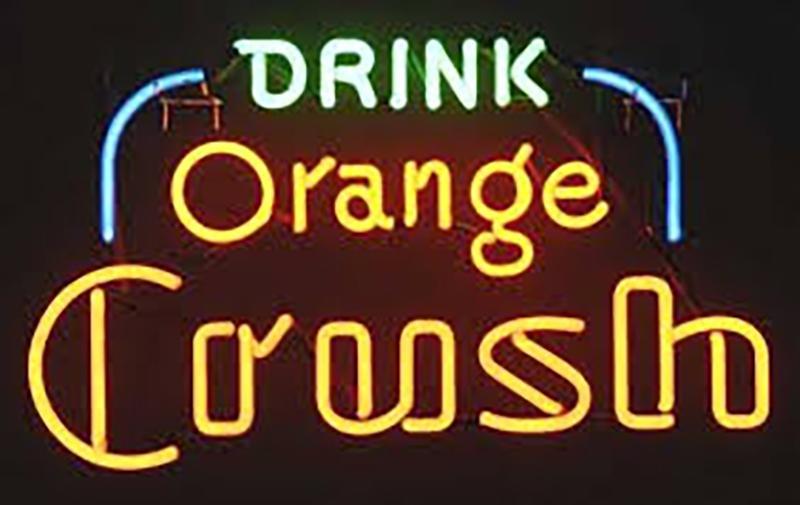 Orange Crush Neon Sign Neon Light